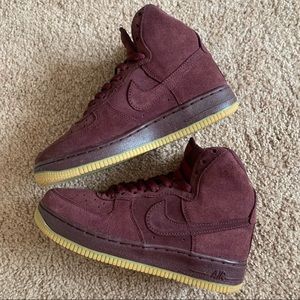 Nike Air Force 1 high bordeux